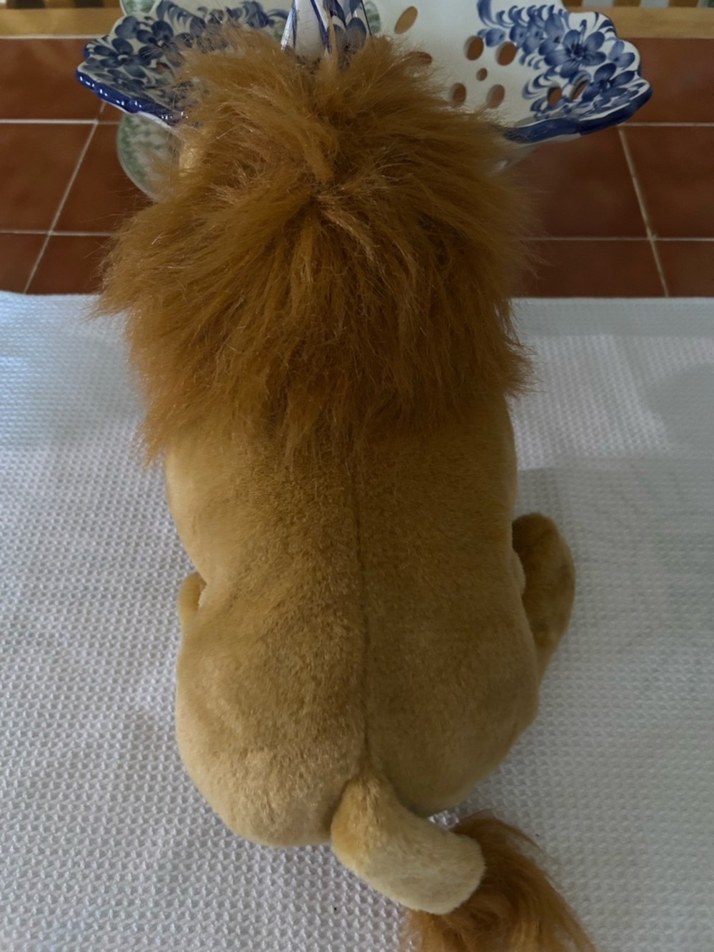 Ron Banafato Lion Hand Puppet Plush With Roaring Sound Box Stuffed Animal Toy - Picture 3 of 8